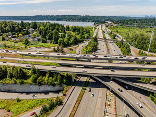 Seattle’s Interstate 405 and 90 Crossroads Captured 4