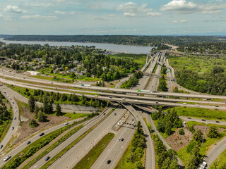 Seattle’s Interstate 405 and 90 Crossroads Captured 2
