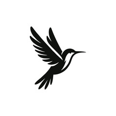 silhouette of a bird in flight