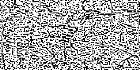 Vector fabric texture. Distressed texture of weaving fabric. Grunge background. Abstract halftone vector illustration. Overlay to create interesting effect and depth. Black isolated on white