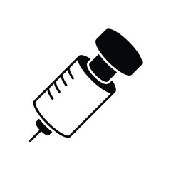 Syringe vector icon