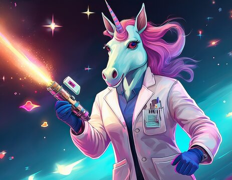 Unicorn Dentist from Space