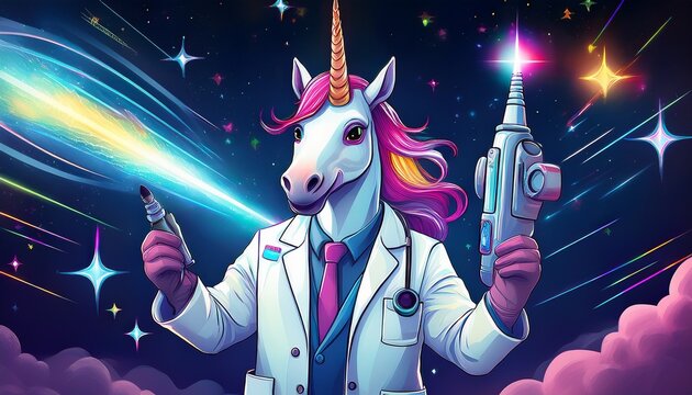 Unicorn Dentist from Space