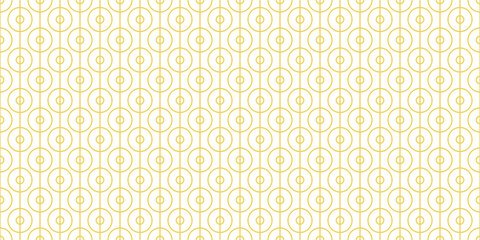 Abstract geometric circles seamless pattern background