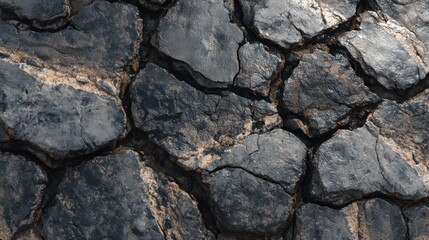 Fototapeta premium High-Resolution 8K Background Cracked Stone Surface Texture