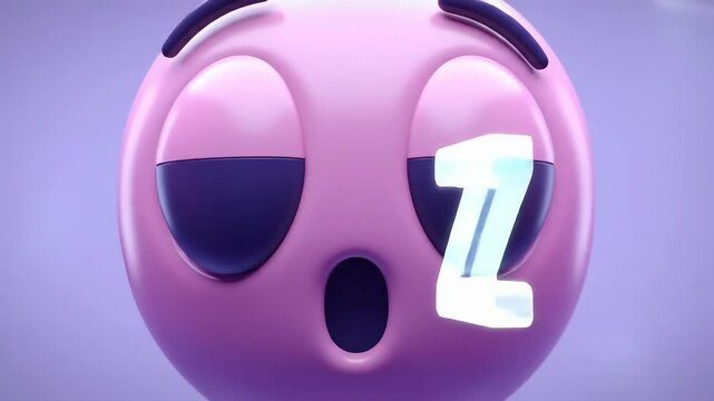Light purple emoticon zz
