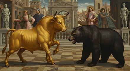 The Golden Bull and the Black Bear: A Renaissance Allegory of Market Forces