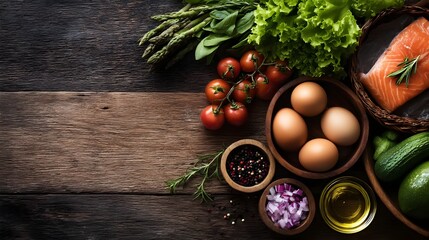 Food site header for diet, food, recipe site
