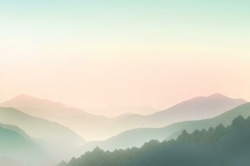 Fototapeta premium sunrise in mountains