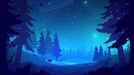 Playful Blue Cartoon Background Posters: Whimsical Illustrations of Sky Blue Fantasies, Marine Adventures, and Retro Comic Themes with Bold Lines, Vibrant Hues, and Whimsical Characters for Kids' Room