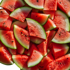 Watermelon slices (cut out)