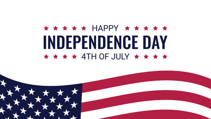 Happy Independence Day. 4th of July.