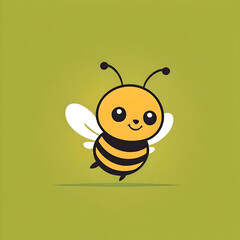 Little bumble bee cartoon
