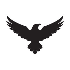 eagle logo vector Bold and clean eagle logo vector, with sharp lines and a strong silhouette 
