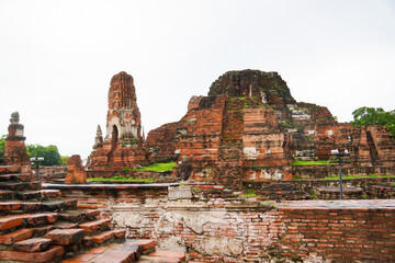 タイのアユタヤ遺跡