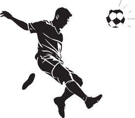 Naklejka premium High-Energy Athlete Silhouettes for Sports Design
