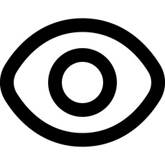 eye icon vector illustration