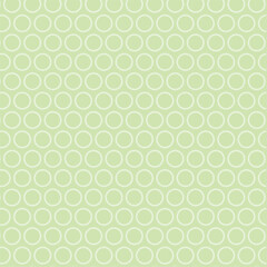 seamless pattern with circles green color pastel art