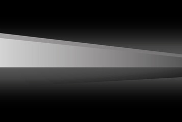 3d rendering of beauty blank minimal interior space, sharp light and shade, for elegant design concept display, futuristic product showcase, object presentation background, or blank studio mockup.