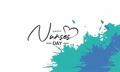 happy nurses day  , vektor background banner . 