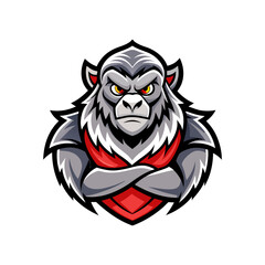 Mighty Gorilla Mascot Logo