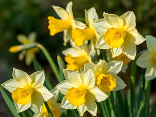 Spring's Golden Smile Daffodil Delight