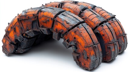 Rusty Robotic Claw: Post-Apocalyptic Sci-Fi Sculpture