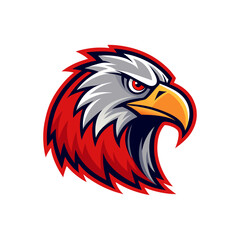 Majestic Eagle Head Mascot Logo