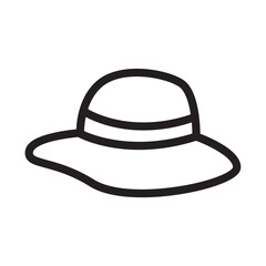 hat icon summer