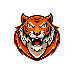 Roaring Tiger Mascot Head