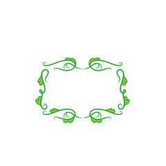 swirl frame decoration 