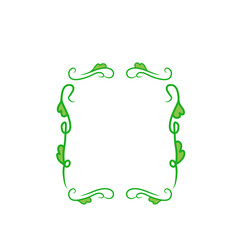 swirl frame decoration 