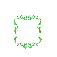 swirl frame decoration 