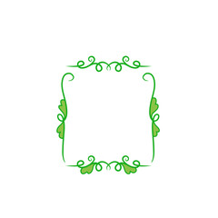swirl frame decoration 