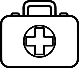 Obraz premium First Aid Kit Outline Icon