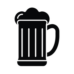 beer mug icon vector illustration
