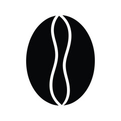 coffee bean icon vector illustration