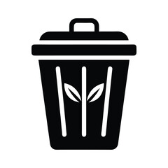 compost bin icon vector illustration