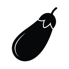 eggplant icon vector illustration