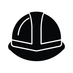 hard hat icon vector illustration