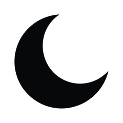 moon crescent icon vector illustration © freevectora