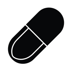 pill capsule icon vector illustration