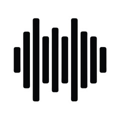 sound equalizer icon vector illustration