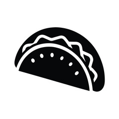 taco icon vector illustration