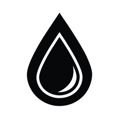Fototapeta premium water drop icon vector illustration