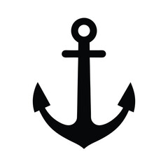 anchor icon vector illustration