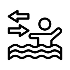 substitution line icon