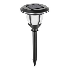 solar powered garden light with stake base
