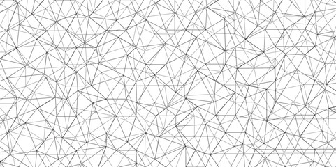 Abstract of simple gray line triangle pattern geometric background. Seamless geometric polygonal repeatable pattern swatch background, Trendy design vector background for web backdrop orpaper print.	