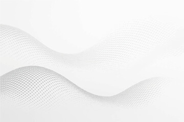 Fototapeta premium Abstract grey wavy lines create a modern digital technology business background illustration.